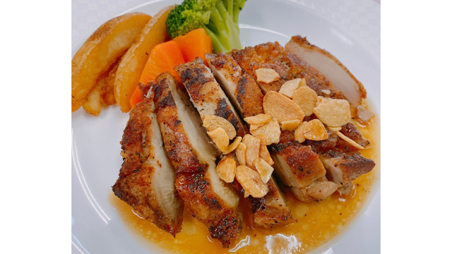 ガーリックチキンステーキ定食
