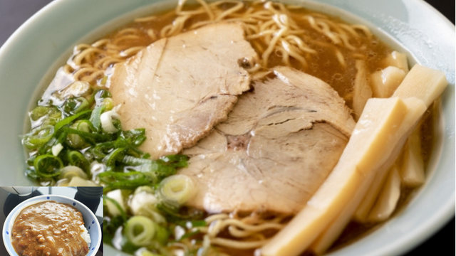 醤油ラーメン　お椀カレーセット