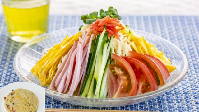 冷やし中華　チャーハンセット